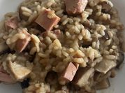 Una foto de risotto para una persona