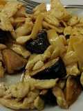 Pollo funghi e bamboo