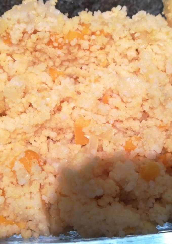 Una foto de Cuscús con verduras al curry