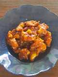 Chicken karaage pedes manis