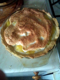 A picture of lemon meringue.