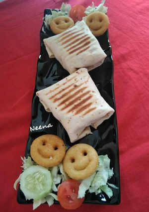 A picture of Leftover Roti Wrap.