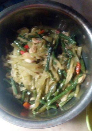 Foto resep Oseng oseng labu kacang