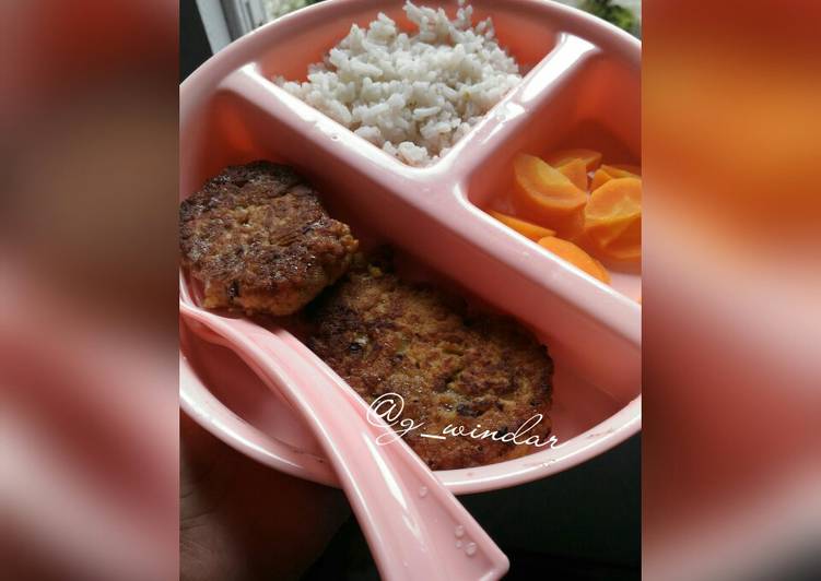 Resep masakan MPASI steak tempe 10m+ | Cara Bikin MPASI steak tempe 10m+ Yang Enak Banget