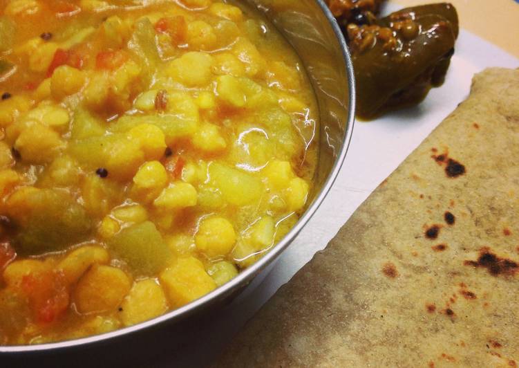Step-by-Step Guide to Prepare Tasty Ghiya/Lauki with Chana Daal post a Thailand Trip