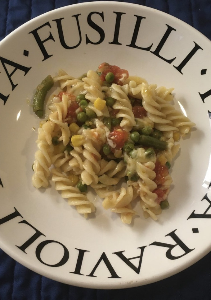 Una foto de Fusilli primavera
