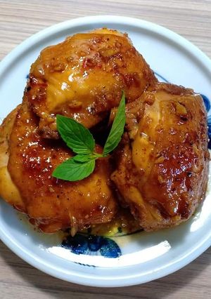 Hình của món Gà sốt teriyaki.