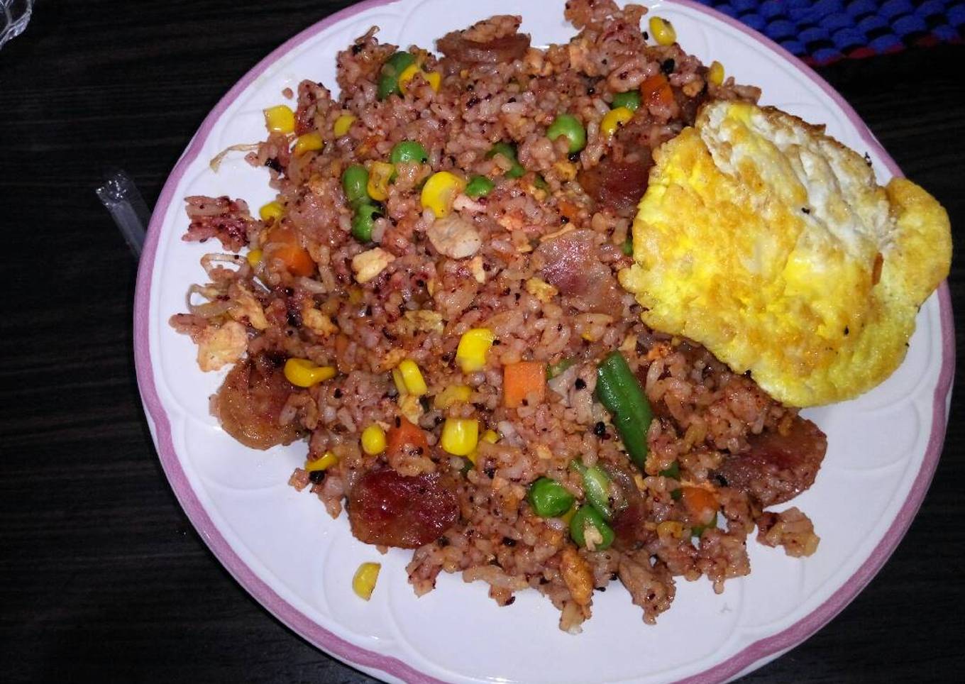 Nasi goreng Angka/Merah