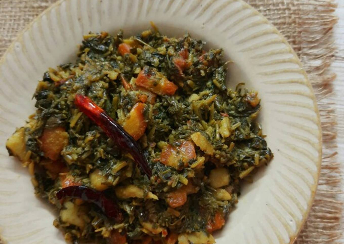 Fenugreek bhaji