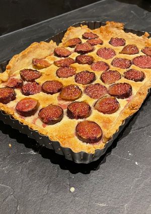 Une photo de Tarte aux figues et amandes