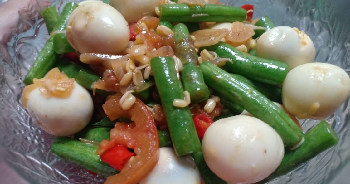 686 resep  kacang  panjang telur  puyuh enak dan sederhana  