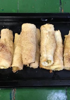 Una foto de Rollitos de manzana