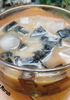Foto resep Es Konci (Kolang-kaling Cincau) Gula Merah