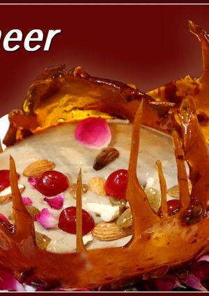 A picture of Paan kheer (Saamak rice).
