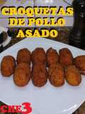 Croquetas de pollo asado