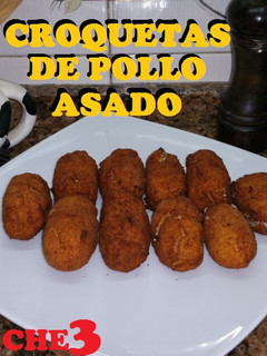 Una foto de Croquetas de pollo asado