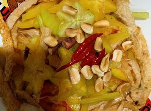 Hình của món Gỏi khế chay.