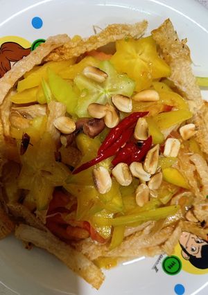 Hình của món Gỏi khế chay.