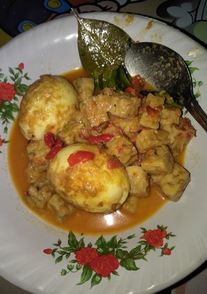 Foto resep Telur santan pedas gurih