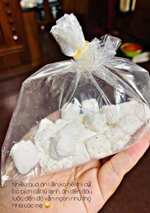 Hình của món Chia sẻ với các mẹ cách làm trân châu phô mai hót hòn họt.