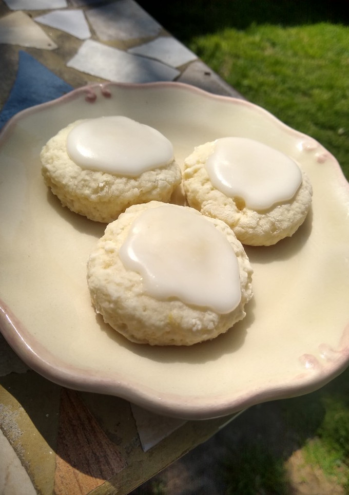 Una foto de Cookies de limón veganas