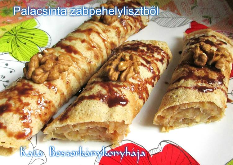 Palacsinta zabpehelylisztből (Gluténmentesen is)