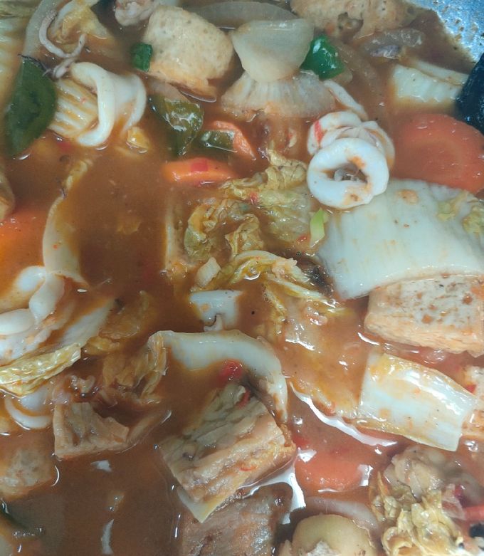 Foto resep Cumi dan sayur saos padang