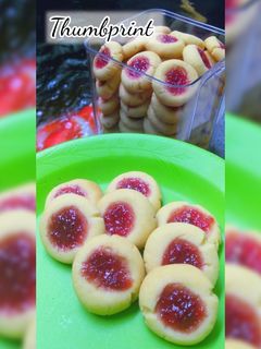 Foto resep Strawberry Thumbprint Cookies (Straw homemade)