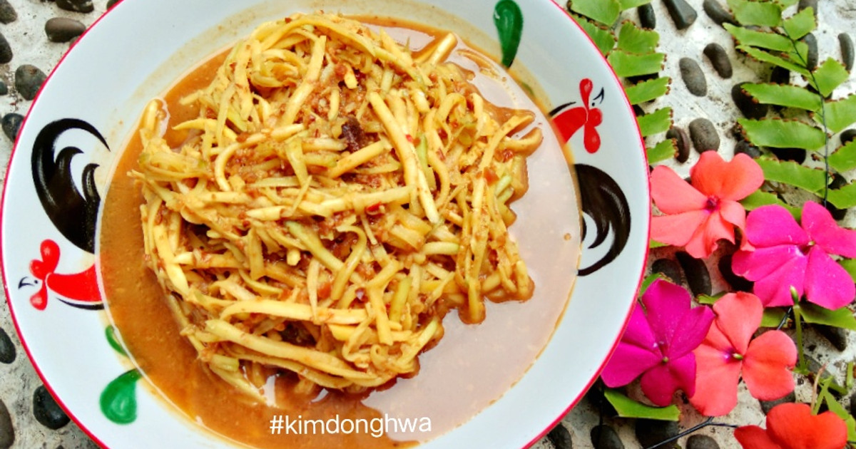 Resep Rujak Serut Mangga Dan Ubi oleh Sari Utami Kimdonghwa - Cookpad
