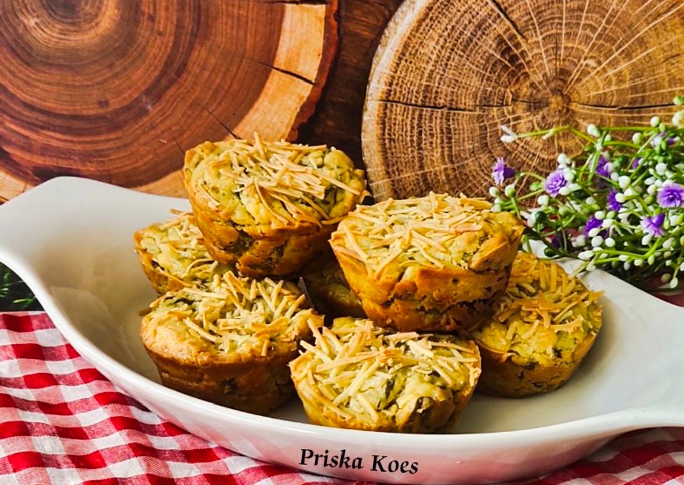 Muffin Bayam Keju