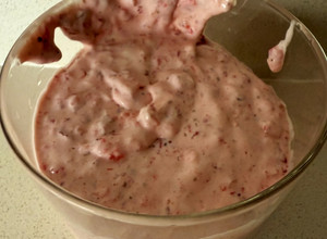 Foto principal de Helado keto de frutillas