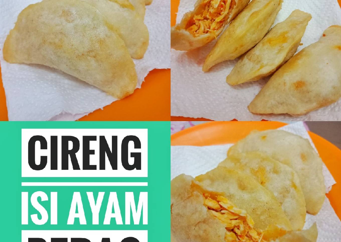 Sireng isi ayam pedas