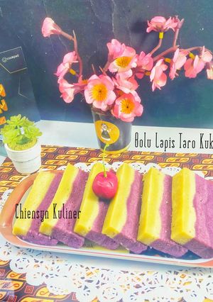 Foto resep Bolu Lapis Taro Kukus
