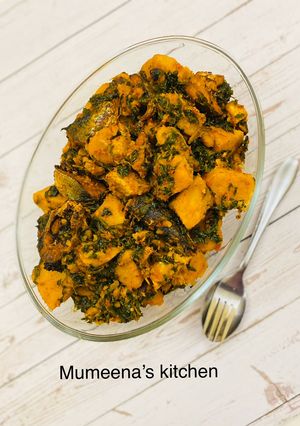A picture of Yam porridge.