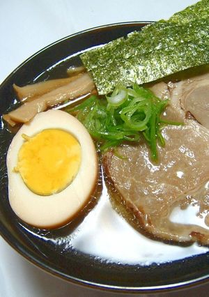 A picture of Homemade Soy Sauce Ramen.
