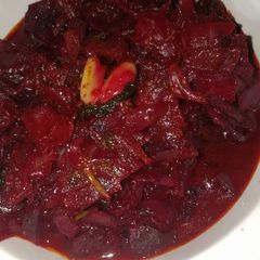 A picture of Beetroot Paly/poriya/sabji.
