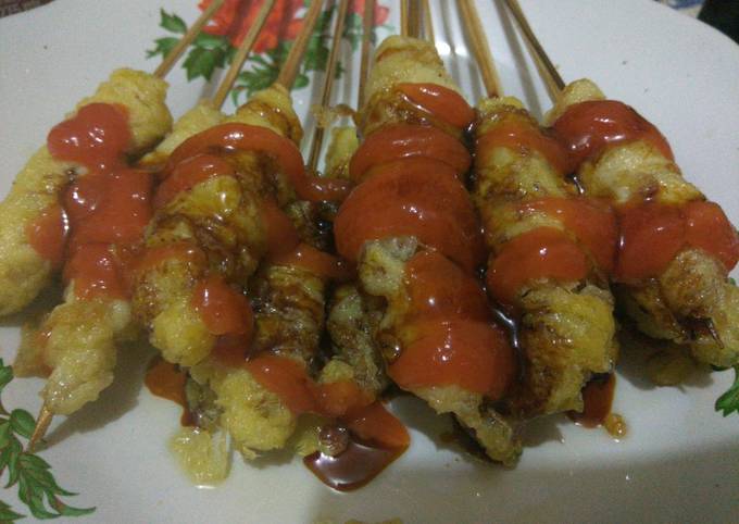 Sate telur gulung