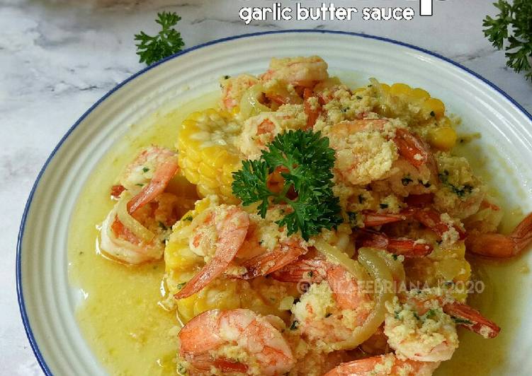 Shrimp garlic butter sauce