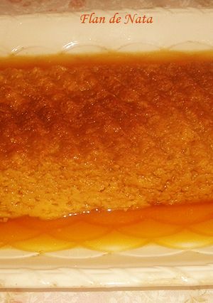 Foto principal de Flan de nata en microondas