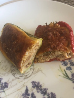 Una foto de Verduras rellenas al horno