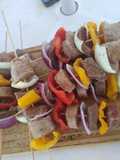 Brochetas a la parrilla