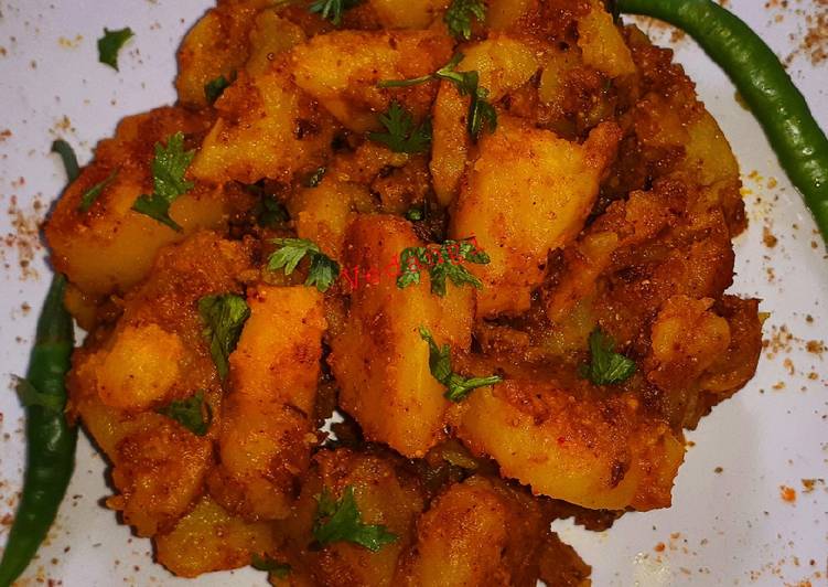 Dry Potato Sabzi