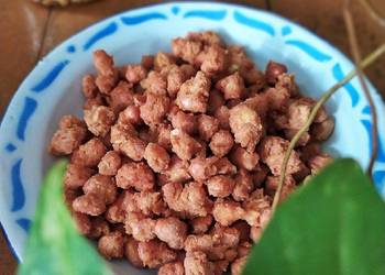 Masakan Populer Kacang Disco / Kacang Telur Keriting (Pedas Manis Gurih) Gurih Mantul