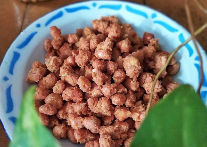 Kacang Disco / Kacang Telur Keriting (Pedas Manis Gurih)