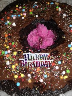 عکسی از دستور کیک شکلاتی خواهرانه 🍩🍩🍩