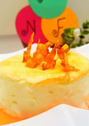 A picture of Egg flan #Foodies&Friends.