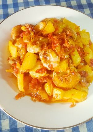 Foto resep Sambal Kentang ebi