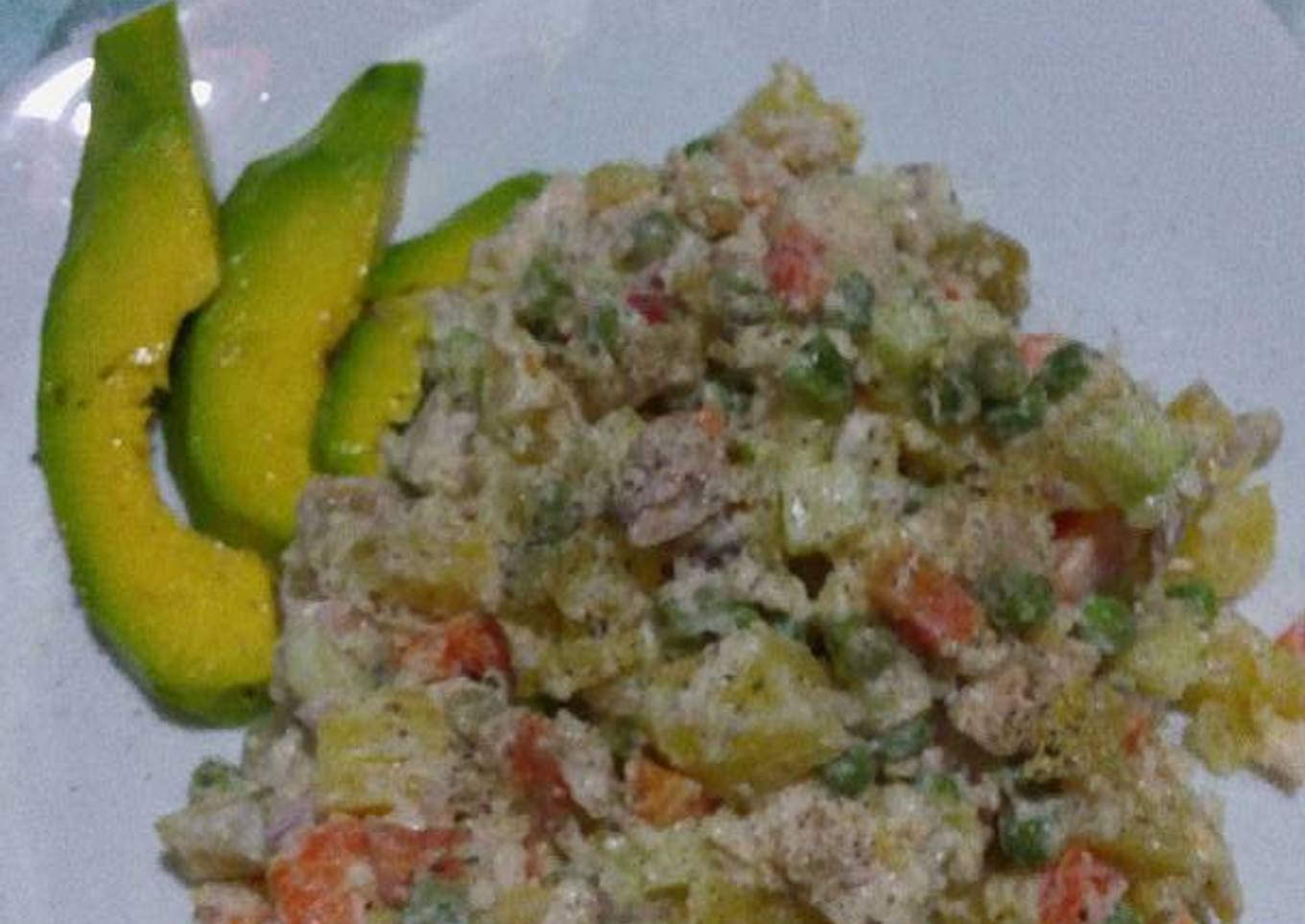 Ensalada de pollo a mi manera