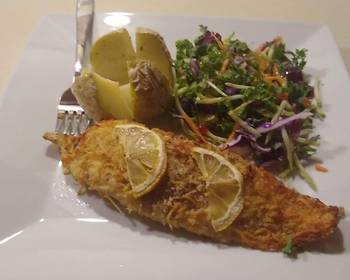 Fresh, Serving Recipe Parmesan Crusted Tilapia Yummy