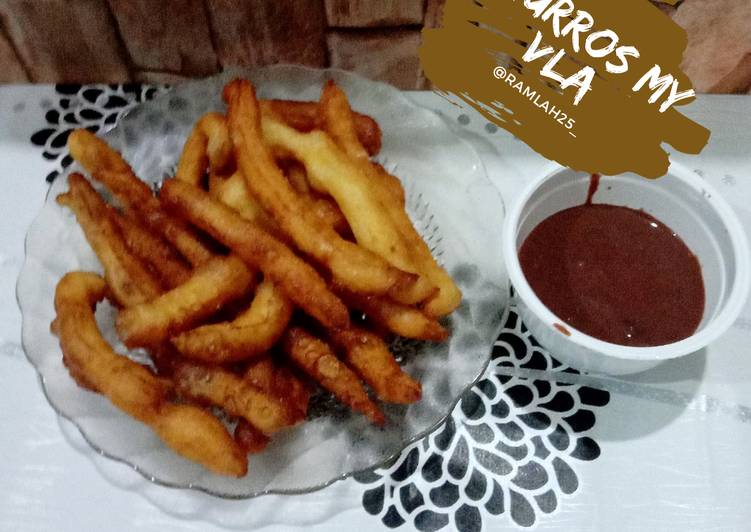 Langkah memasak Churros frozen food My Vla (berserta tipsnya), Bisa Manjain Lidah